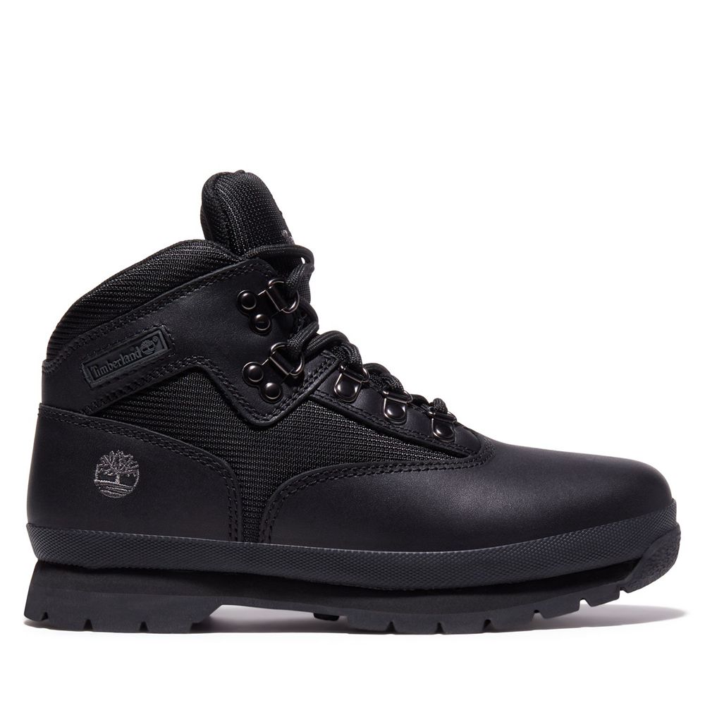 Timberland Αθλητικα Παπουτσια Παιδικα Μαυρα - Junior Euro Hiker Boots - Greece 3629150-ZO